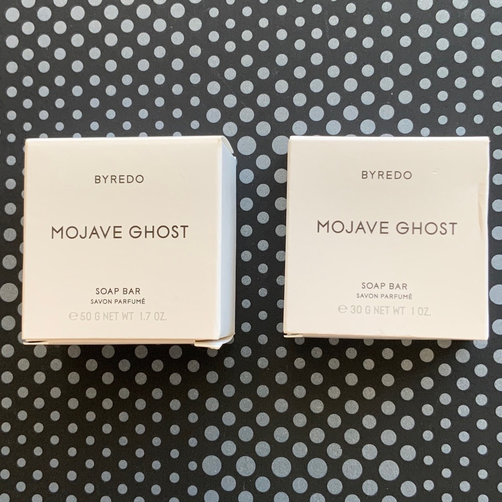 Byredo Mojave Ghost Scented Soap Duo Bath 1.7oz Sink 1.0oz - Picture 1 of 6
